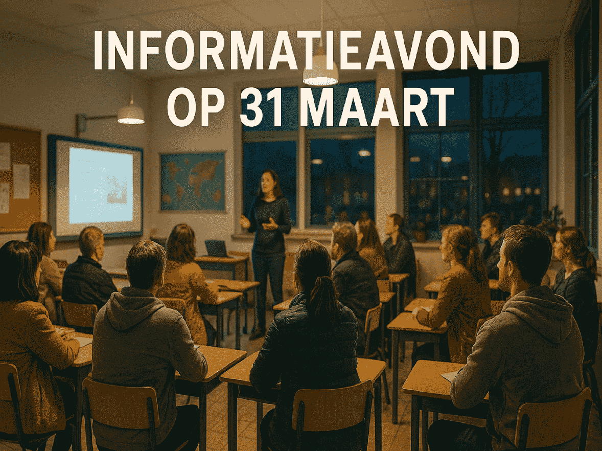 Informatieavond op 31 maart